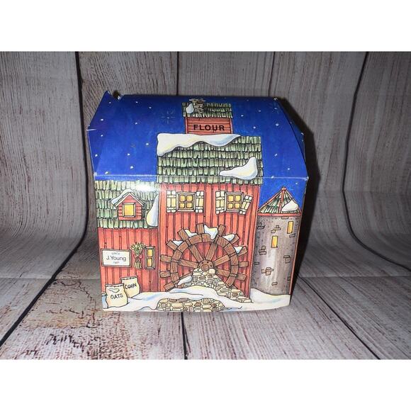 Dept. 56 Classic Ornament Series Snow Village “J. Young’s Granary” #98632 - Picture 8 of 16